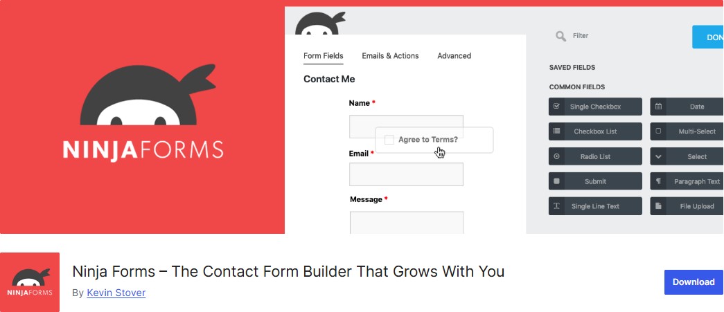 Ninja Forms – Contact Form Builder