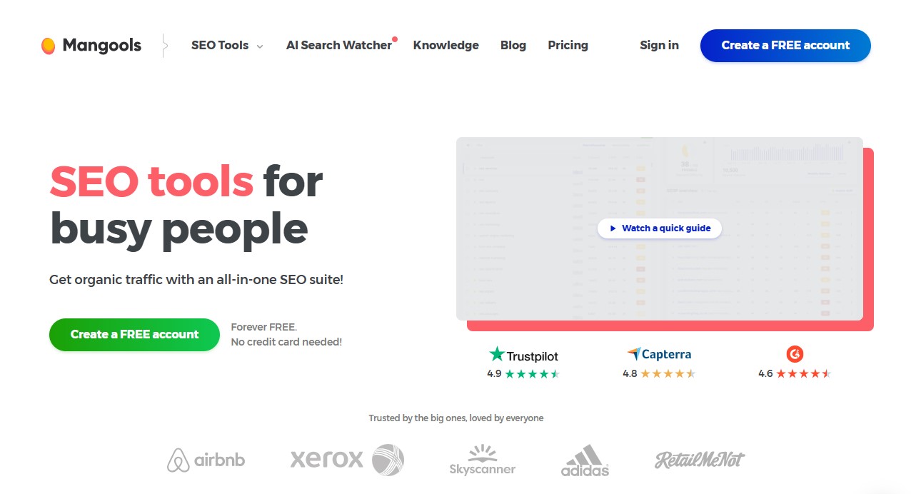 Mangools - Cheap SEO Tool for Beginners