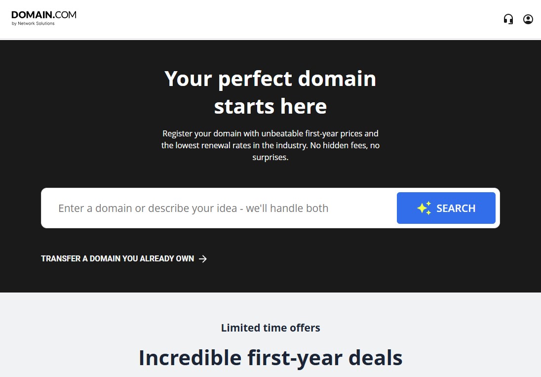 Domian.com - Best Domain Registrar