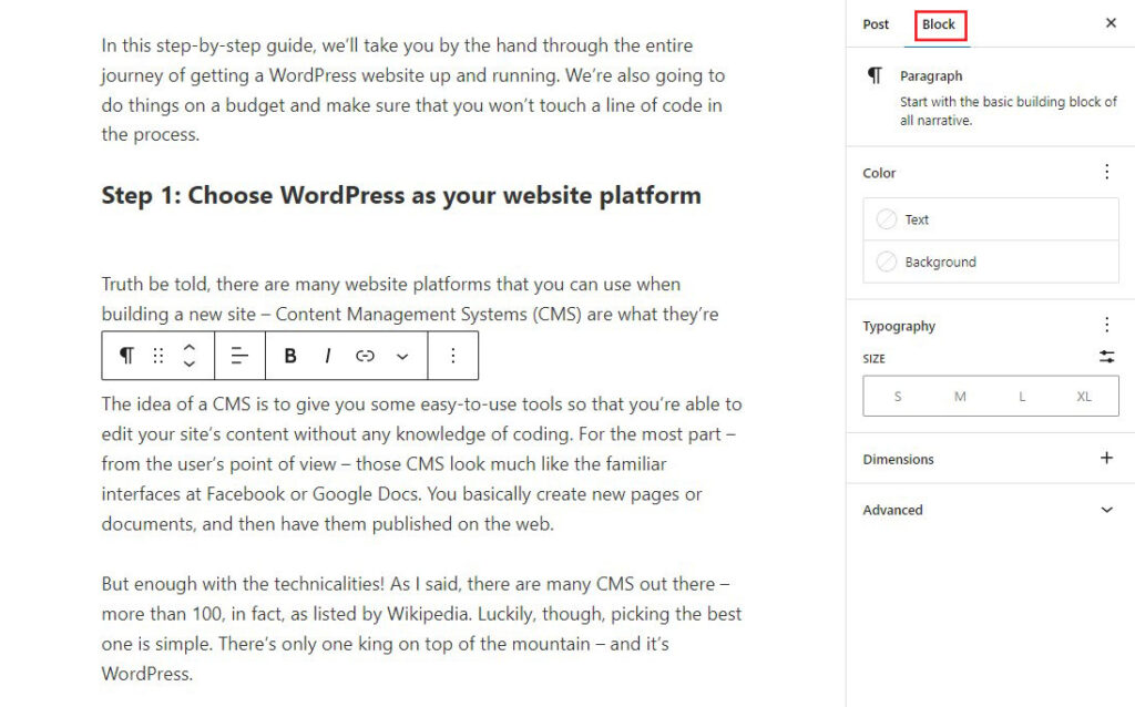 WP BLOCKS REGISTERBLOCKTYPE visual data 7