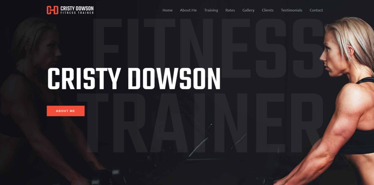 Personal Fitness Trainer - Astra One Page WordPress Theme