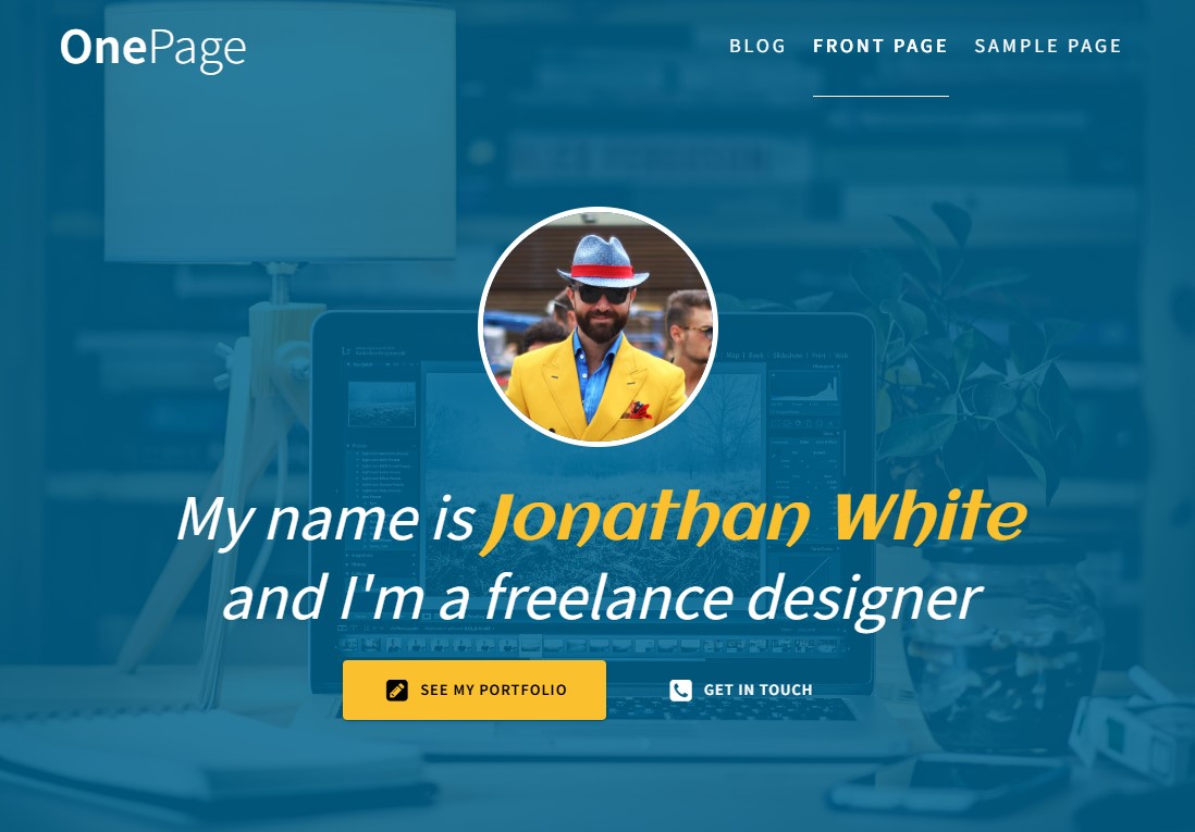 One Page Express - WordPress Themes