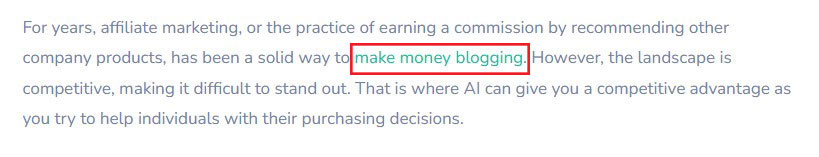 Contextual Links Example