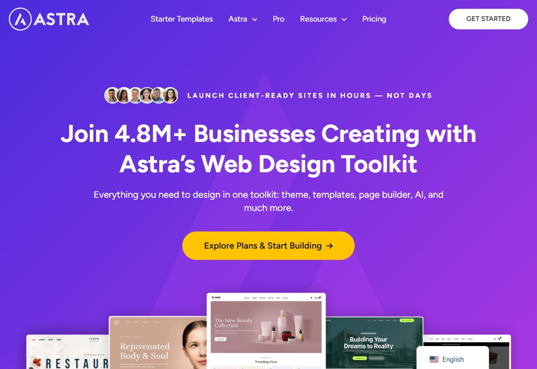 Astra – Fast, Lightweight & Customizable WordPress Theme