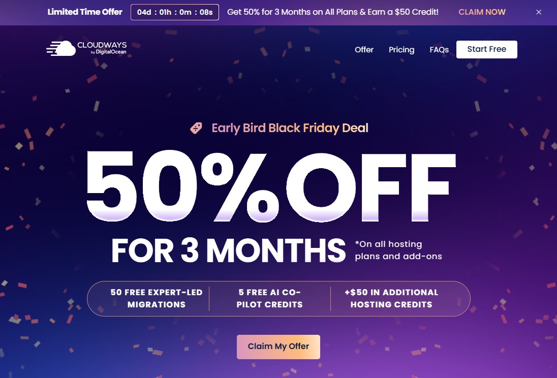 Cloudways Black Friday Deal