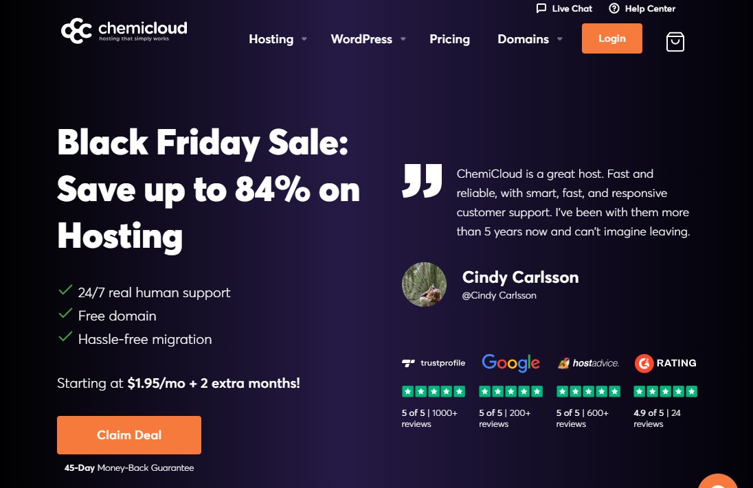 ChemiClouds Black Friday Deals