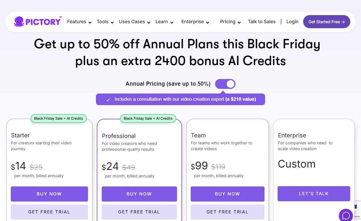 Pictory Black Friday