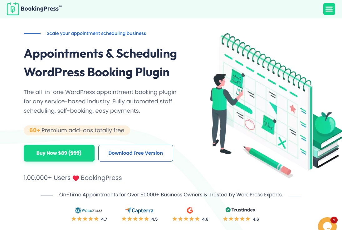 BookingPress - WordPress Booking Plugin for Appointment