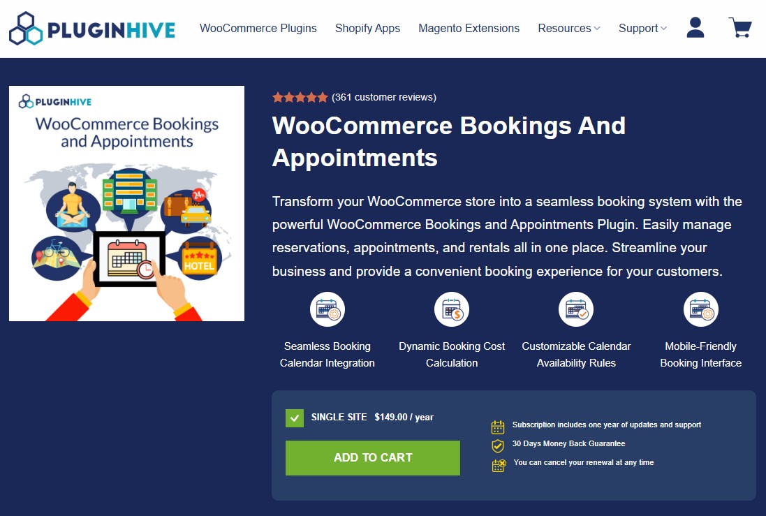 WooCommerce Bookings And Appointments