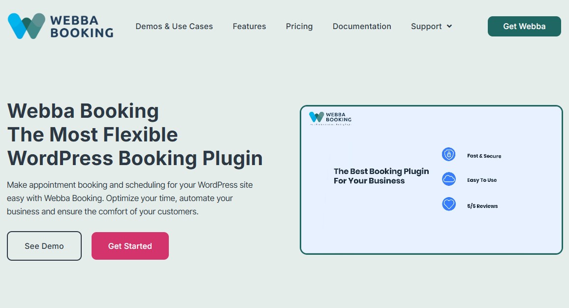 Webba Booking - The Most Flexible WordPress Booking Plugin