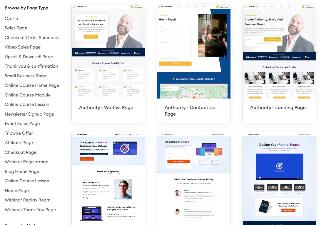 OptimizePress Landing Page Templates