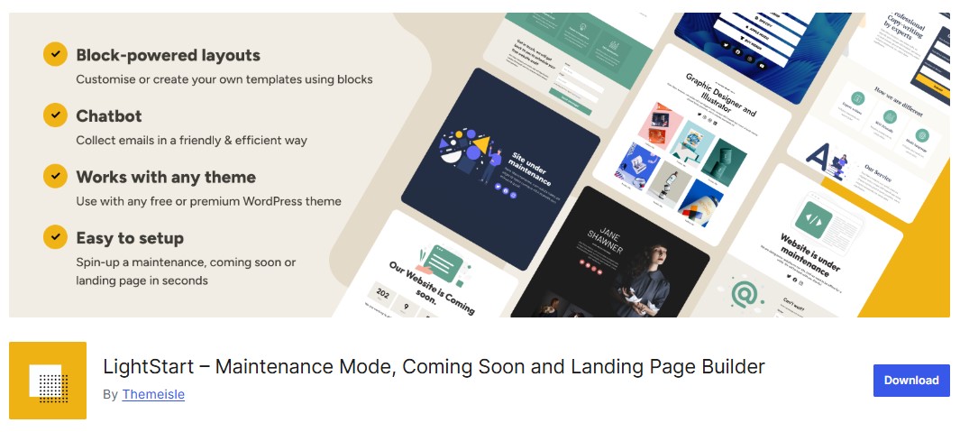 LightStart - Landing Page Builder Plugin