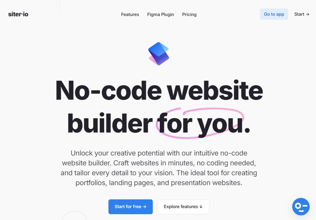 Siter.io: No-Code Website Builder