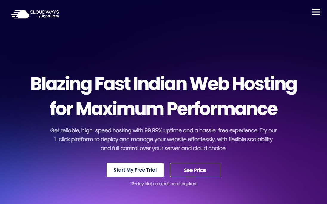 Cloudways - Best Indian Web Hosting