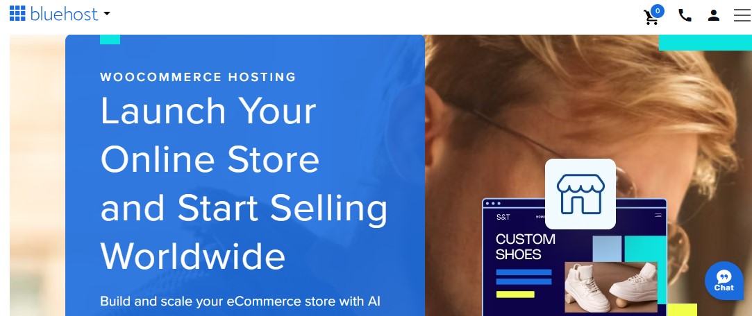 Bluehost – Best Beginner-Friendly WooCommerce Host
