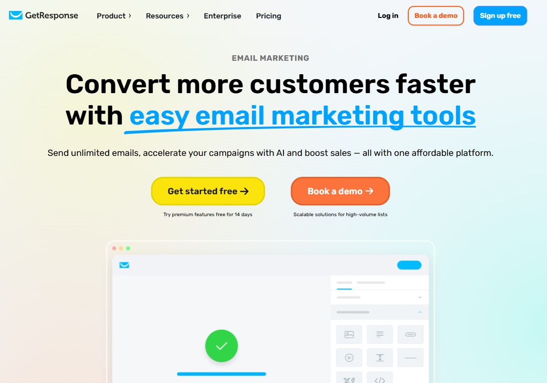 GetResponse - Mailchimp Alternative