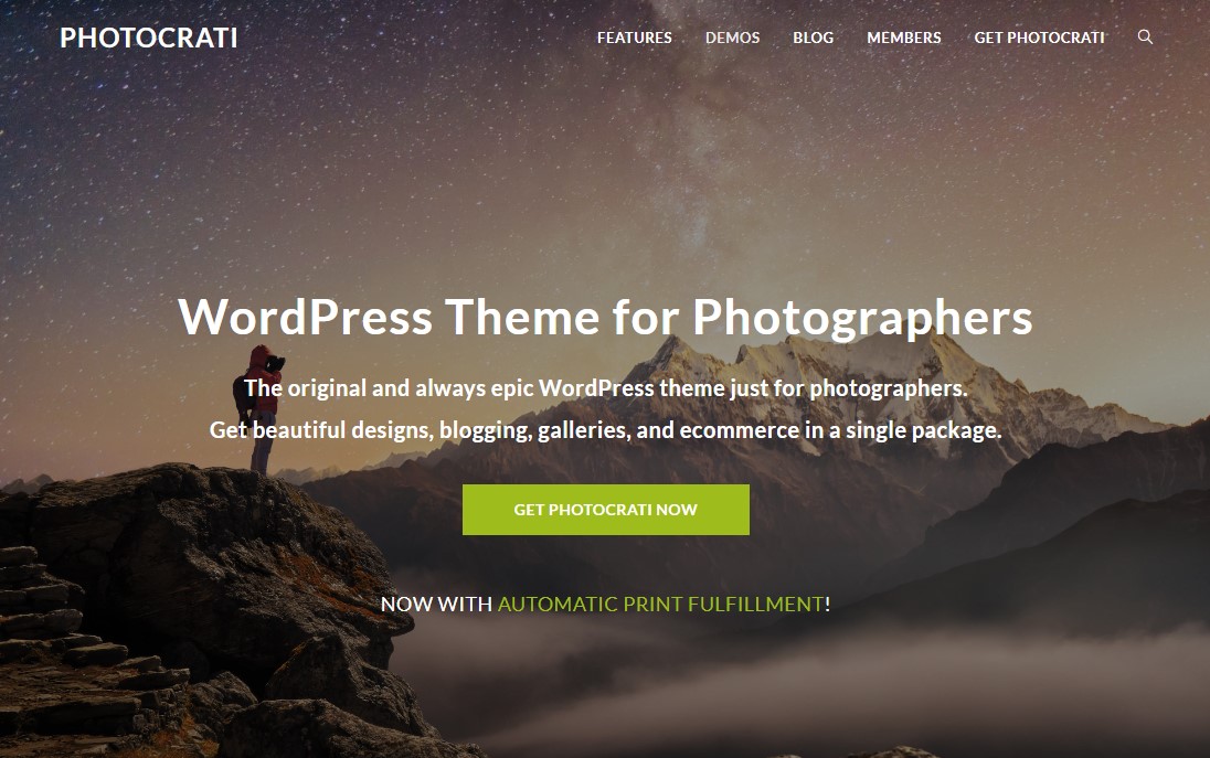 Photocrati - WordPress Theme for Photographers