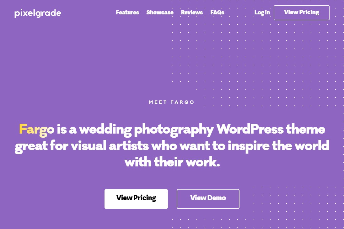 Fargo - Photography WordPress Theme