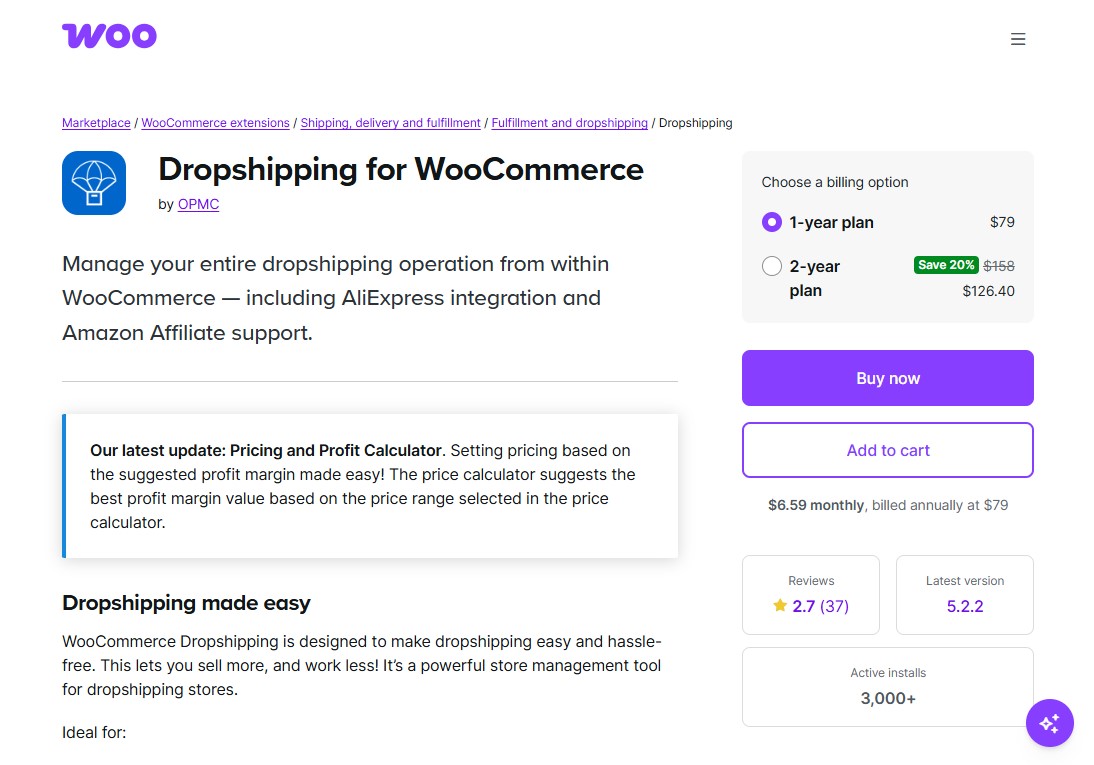 Dropshipping for WooCommerce