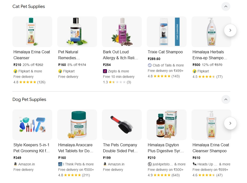 Popular Dropshipping Products in Pet Category