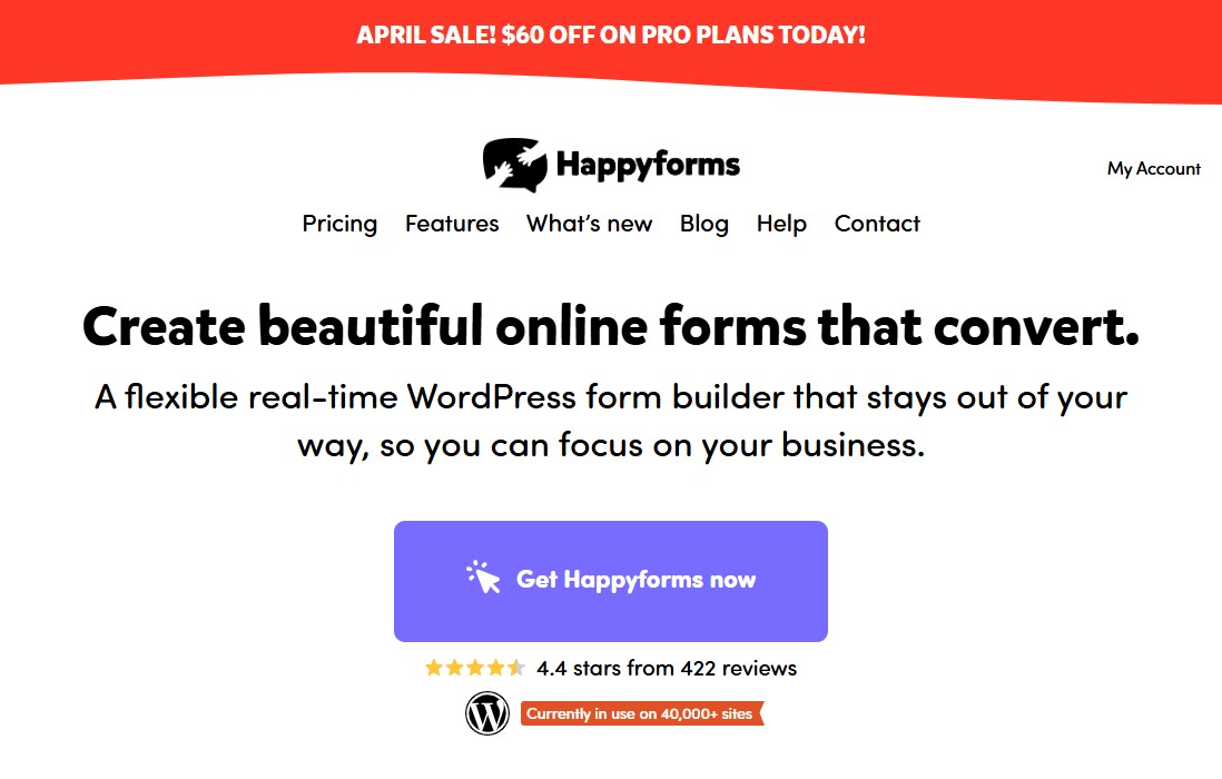 HappyForms Homepage