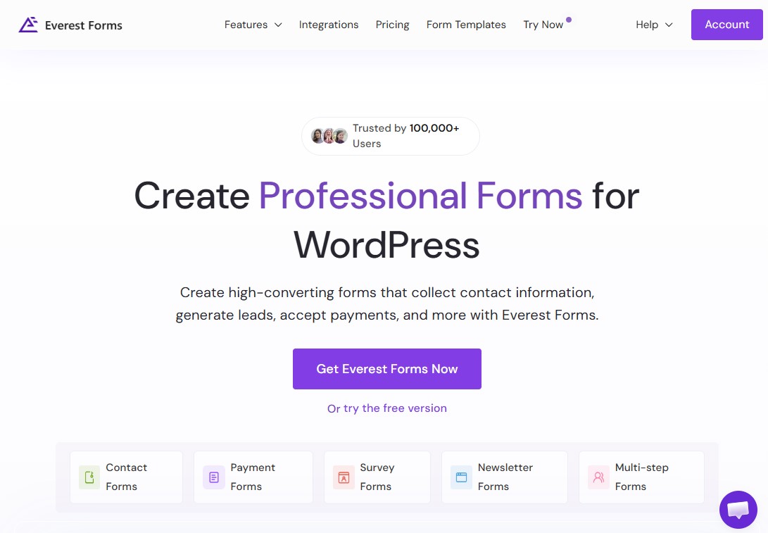 Everest Forms - WPForms Alternative for WordPress
